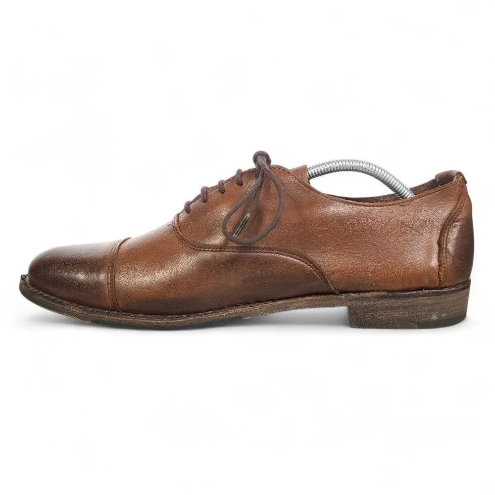 Walk-Over Vintage Collection Cap‎ Toe Leather Oxfords Brown T10137 Men's 11M
